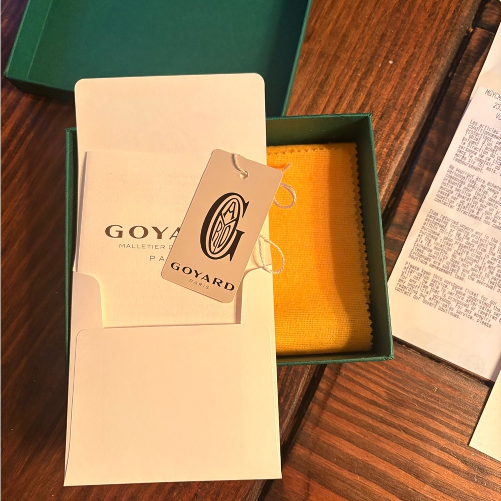 Goyard Saint Sulpice Blue Card Holder - Picture 4 of 7